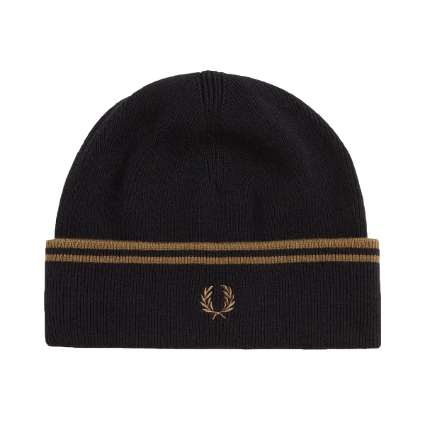 Fred PerryTwin Tipped Merino Wool Beanie 1